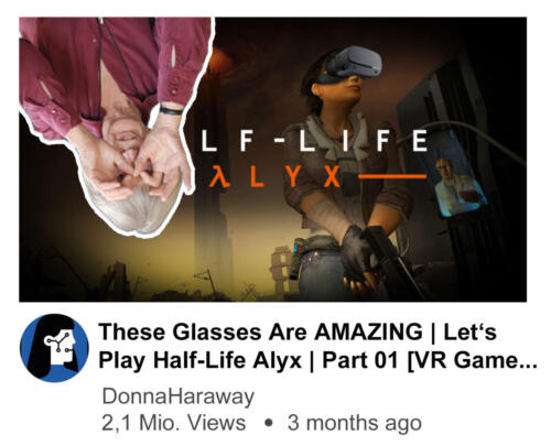 Donna Haraway Plays Half-Life Alyx
