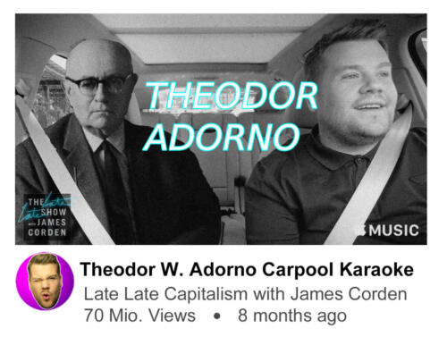 Theodor W. Adorno Carpool Karaoke
